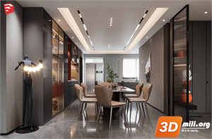 Dining Table Set Skp Files